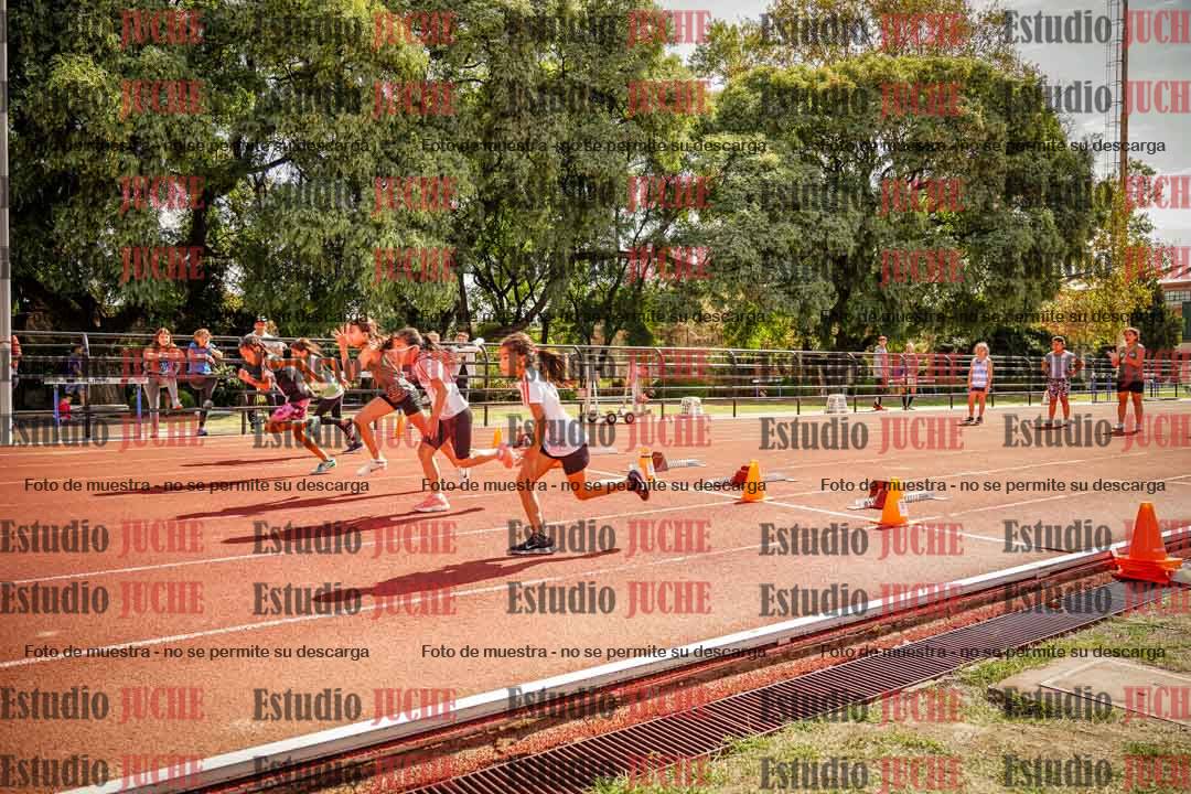Fotos de los 50 m llanos de mujeres - U12
