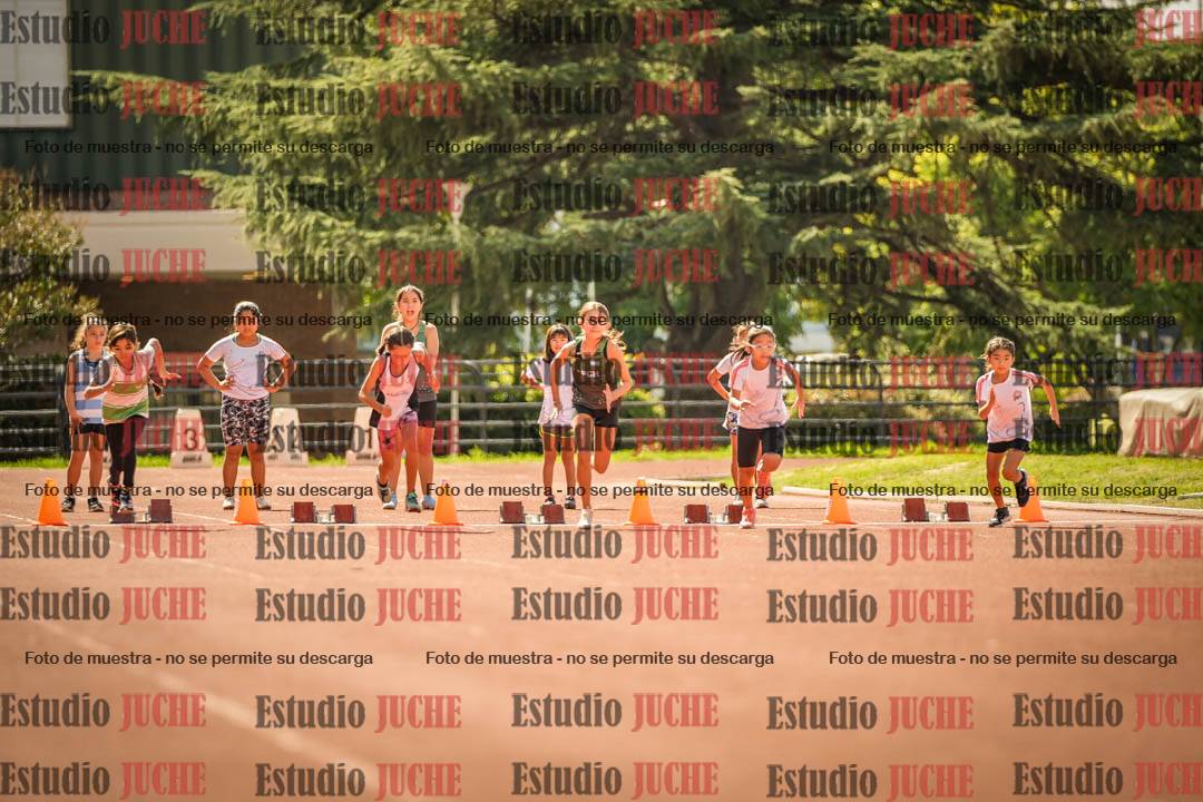 Fotos de los 50 m llanos de mujeres - U12