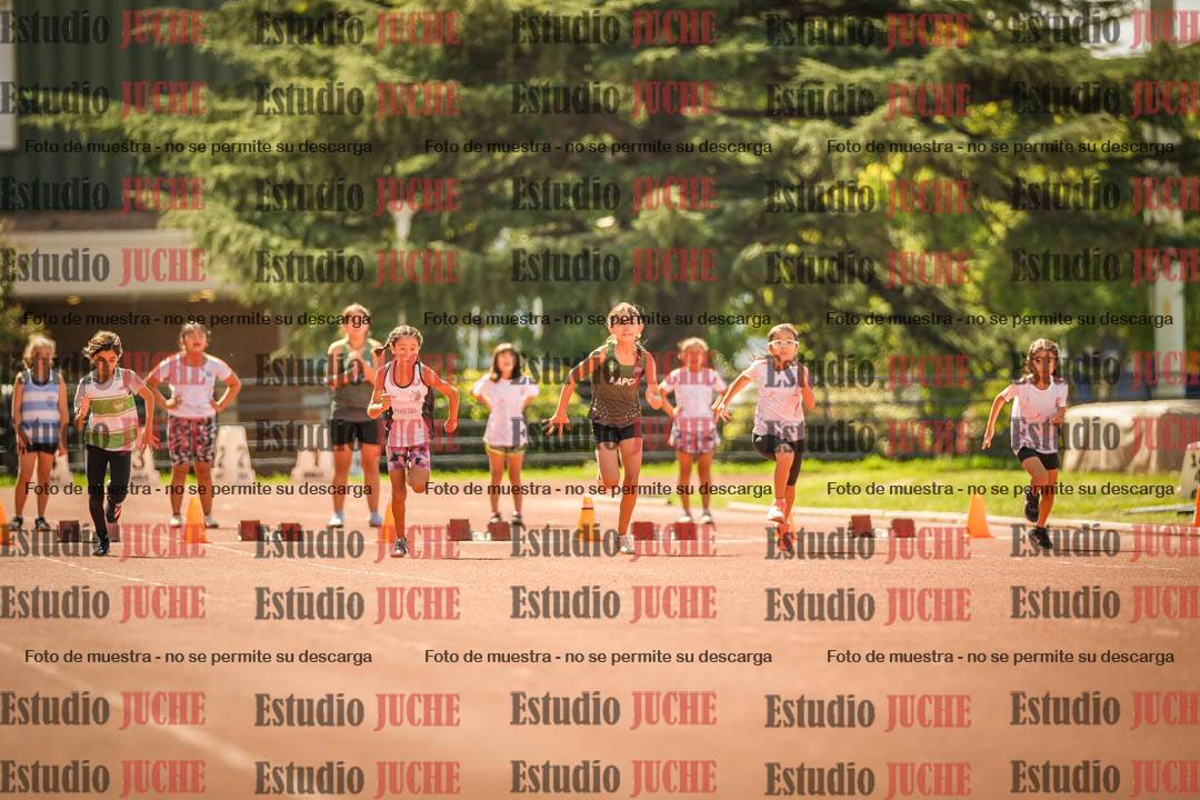 Fotos de los 50 m llanos de mujeres - U12