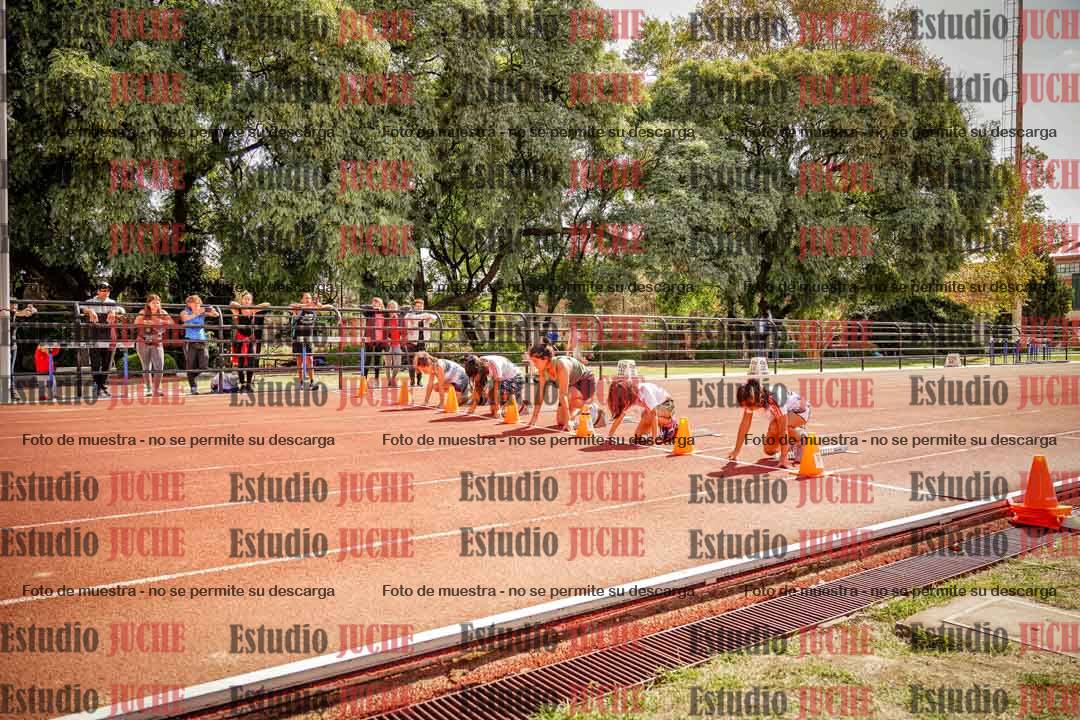 Fotos de los 50 m llanos de mujeres - U12