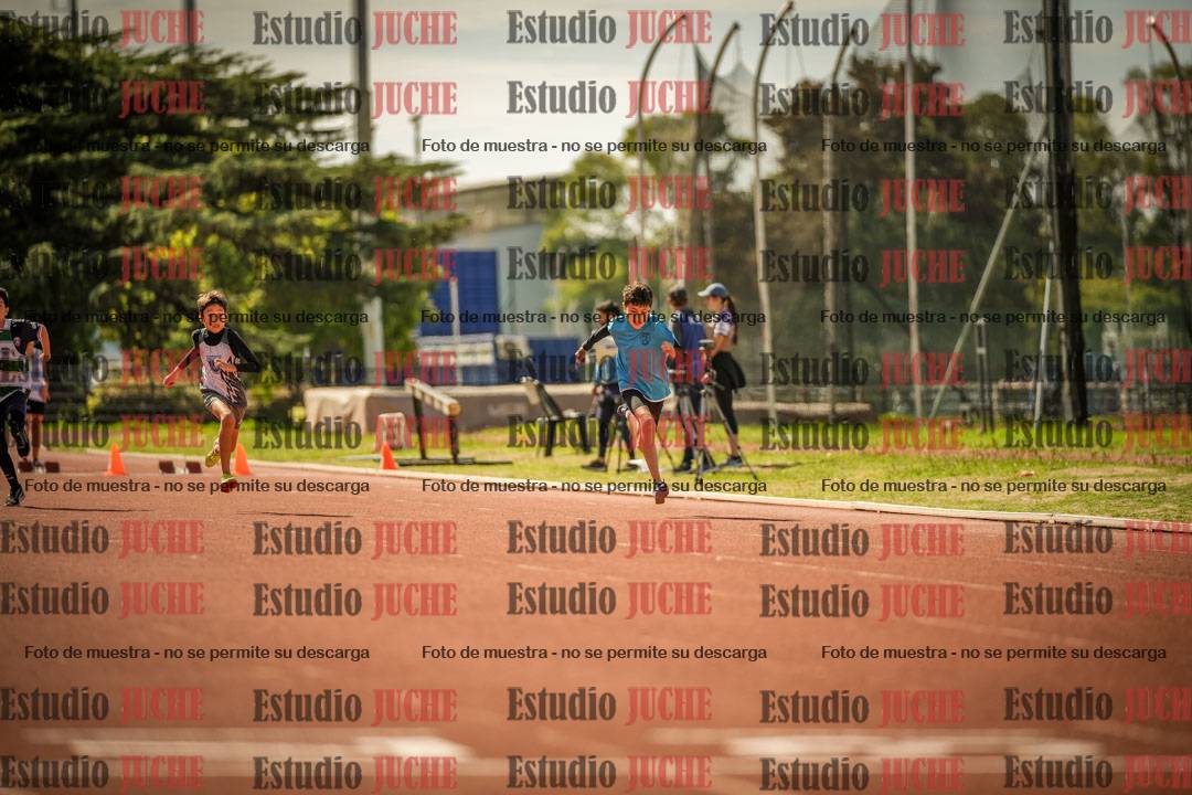 Fotos de los 50 m llanos de varones - U12