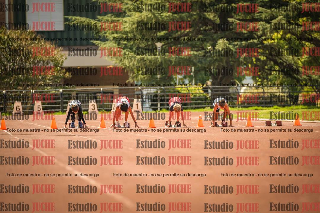 Fotos de los 50 m llanos de varones - U12