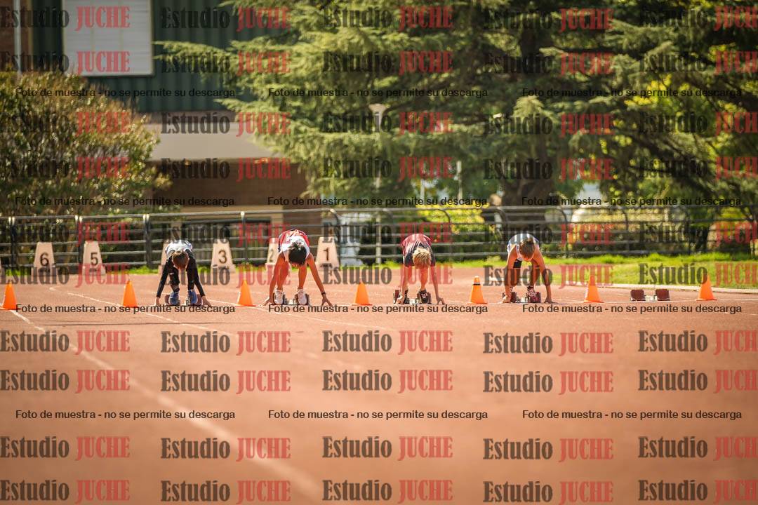 Fotos de los 50 m llanos de varones - U12