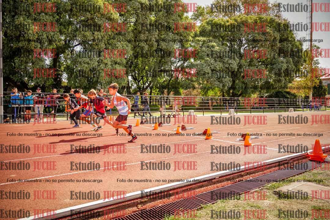 Fotos de los 50 m llanos de varones - U12