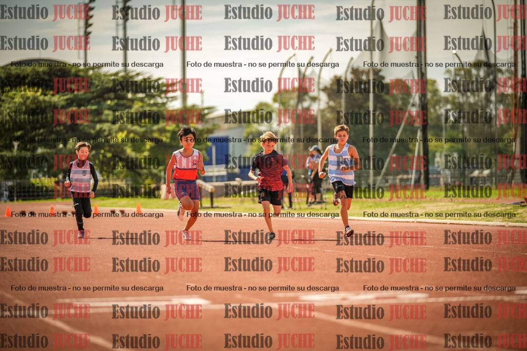 Fotos de los 50 m llanos de varones - U12