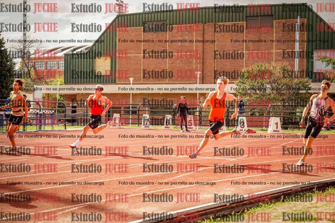 Fotos de los 200 m llanos de varones