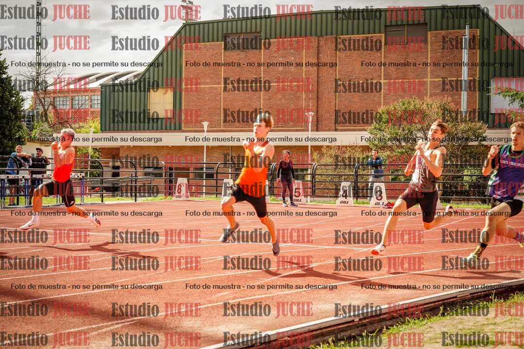 Fotos de los 200 m llanos de varones