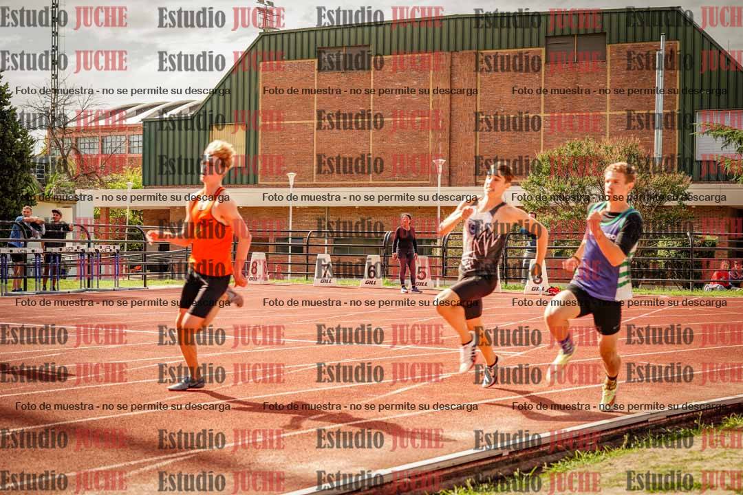 Fotos de los 200 m llanos de varones