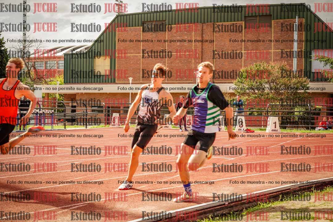 Fotos de los 200 m llanos de varones