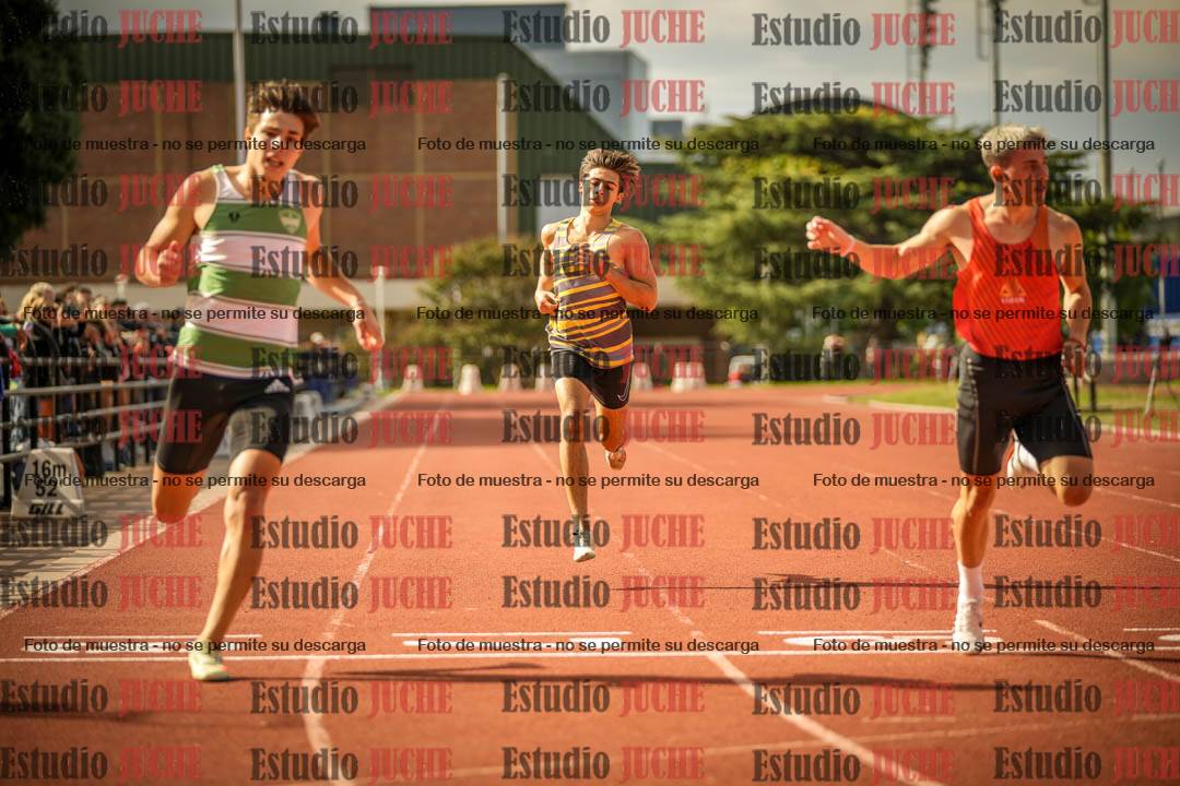 Fotos de los 200 m llanos de varones