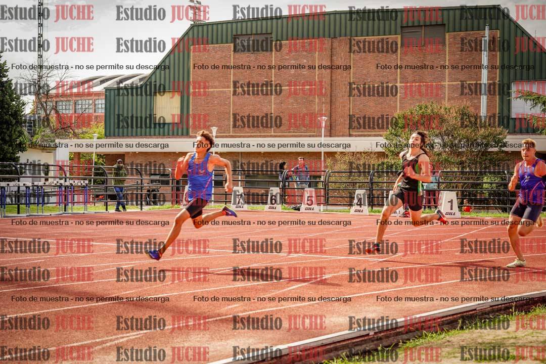 Fotos de los 200 m llanos de varones