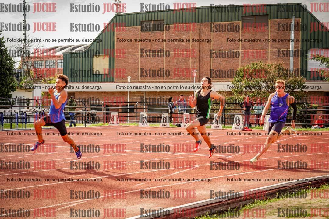 Fotos de los 200 m llanos de varones