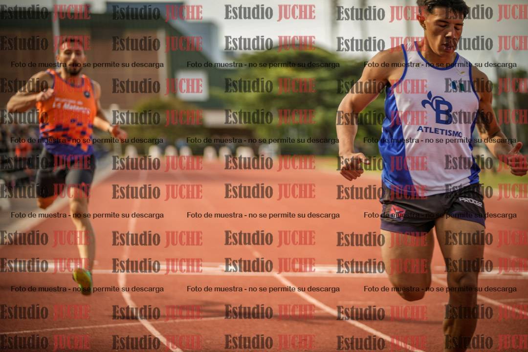 Fotos de los 200 m llanos de varones