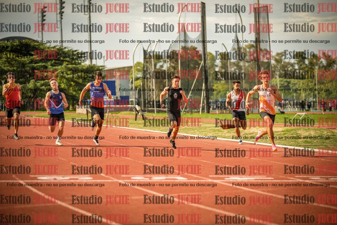 Fotos de los 200 m llanos de varones