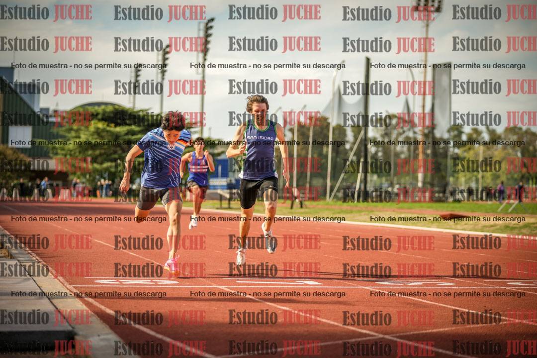 Fotos de los 200 m llanos de varones