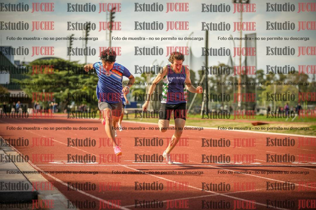 Fotos de los 200 m llanos de varones