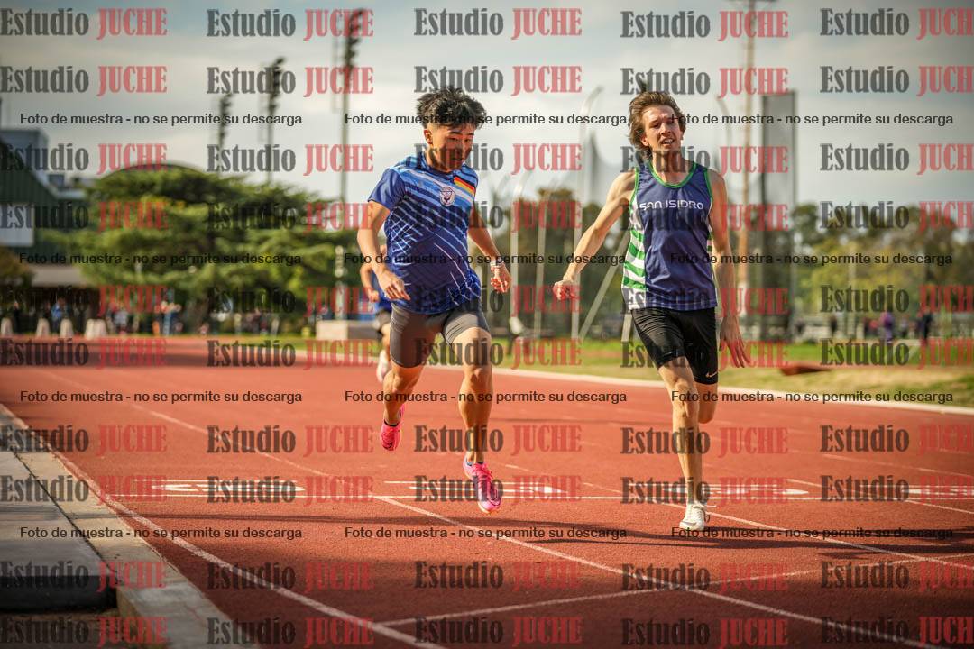 Fotos de los 200 m llanos de varones