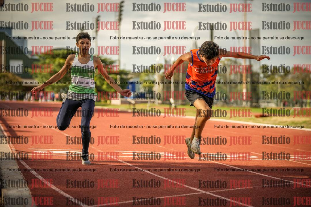 Fotos de los 200 m llanos de varones
