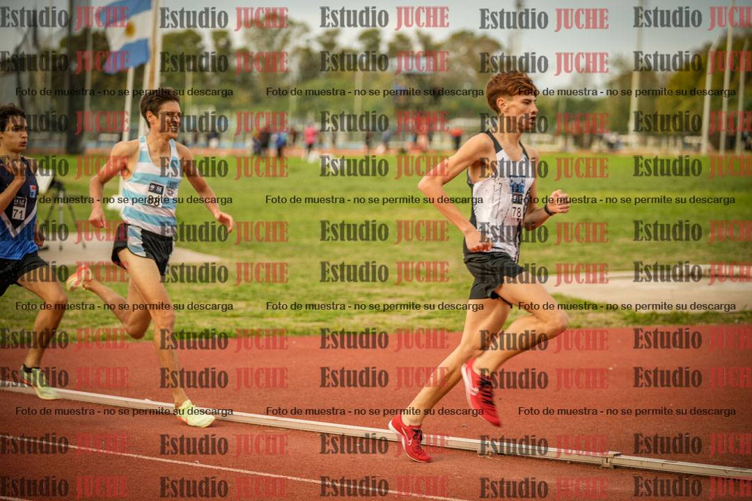 Fotos de los 1500 m llanos de varones