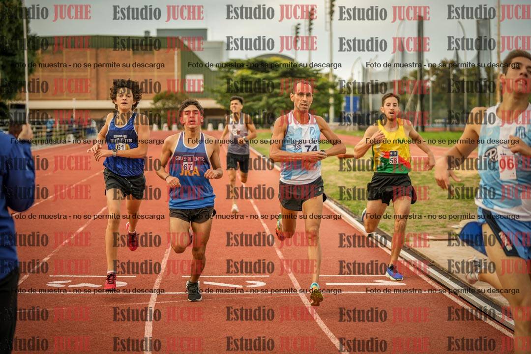 Fotos de los 1500 m llanos de varones