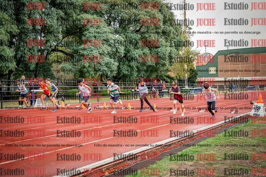 Fotos de los 50 m llanos de varones