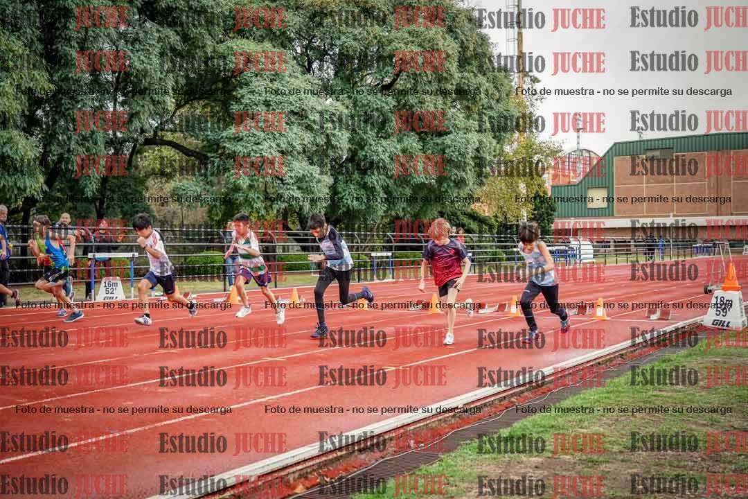 Fotos de los 50 m llanos de varones