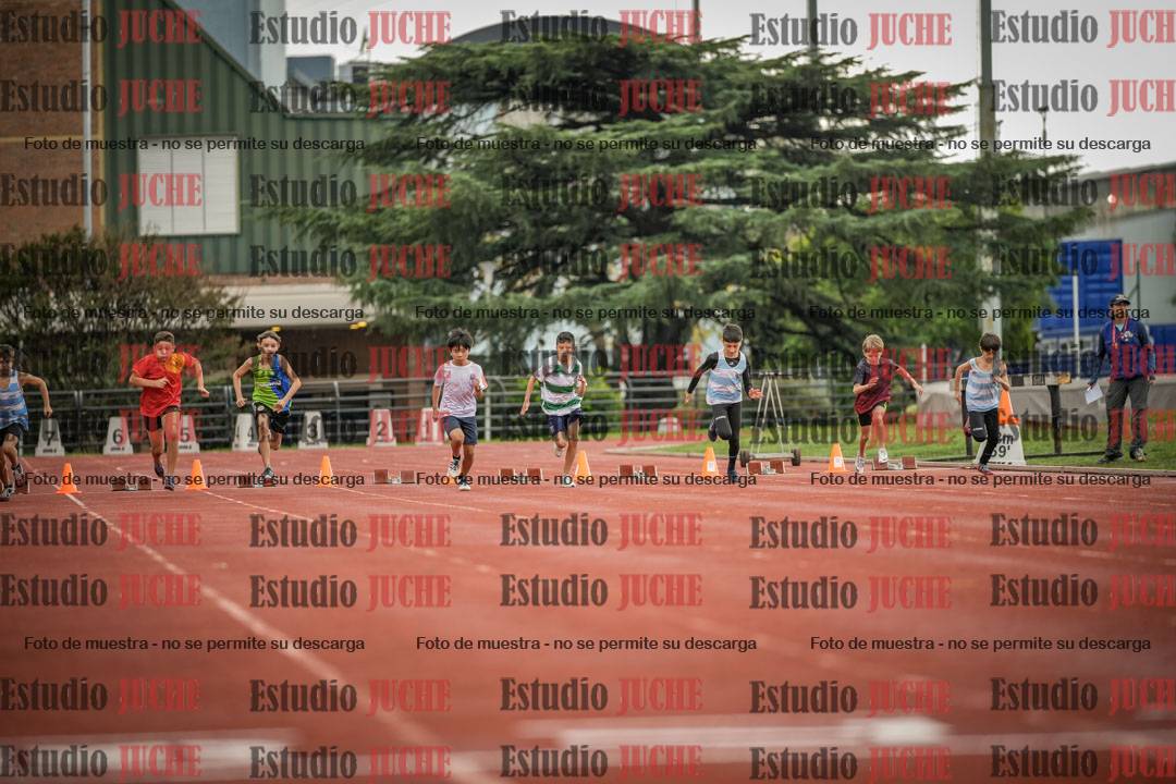 Fotos de los 50 m llanos de varones