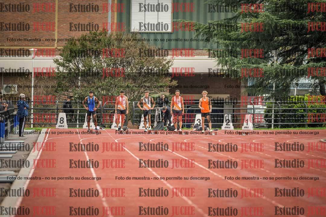 Fotos de los 100 m llanos de varones