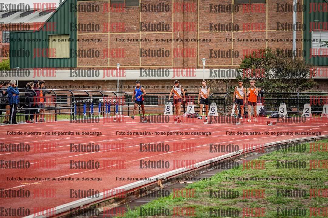 Fotos de los 100 m llanos de varones