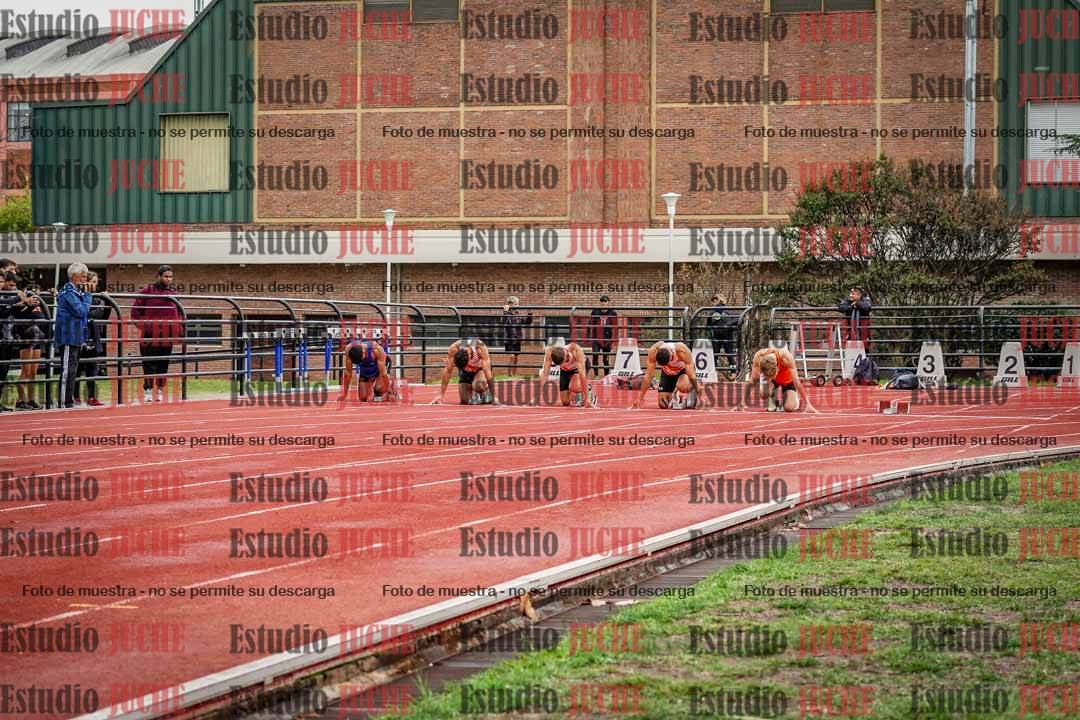 Fotos de los 100 m llanos de varones