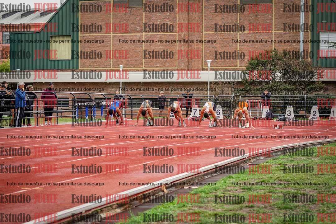 Fotos de los 100 m llanos de varones