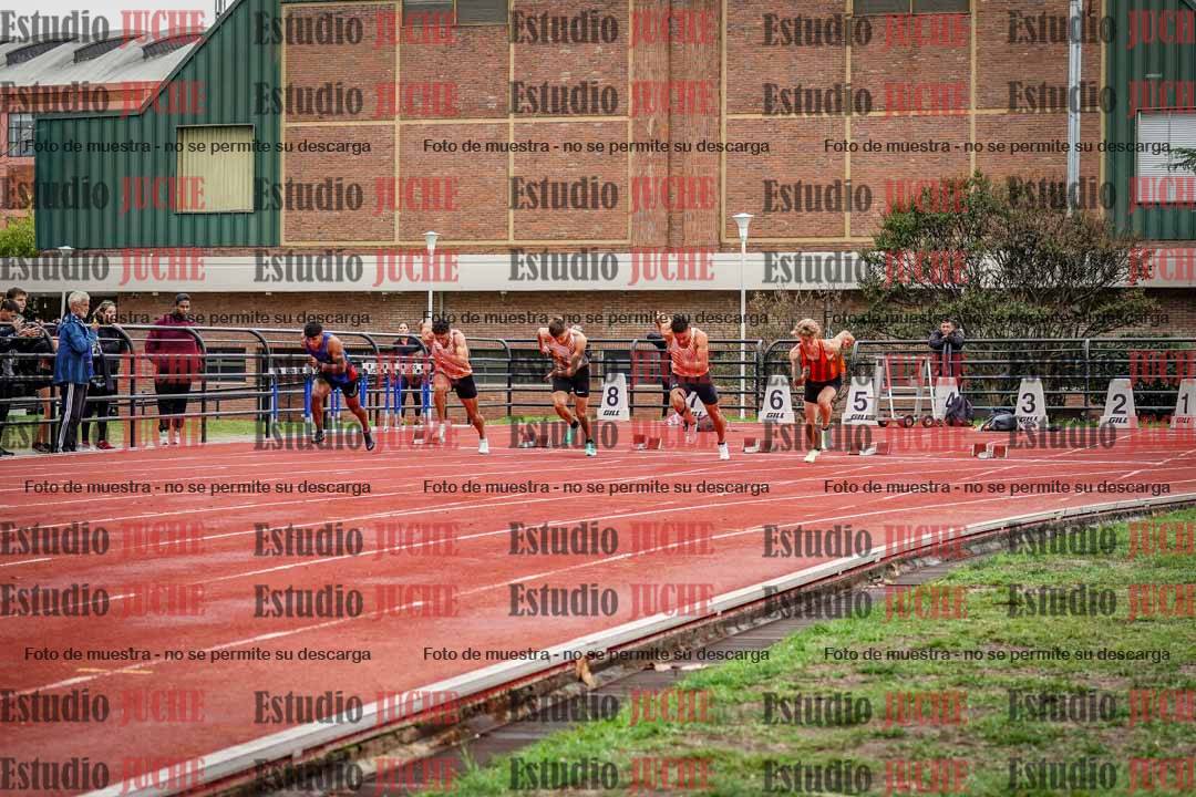 Fotos de los 100 m llanos de varones