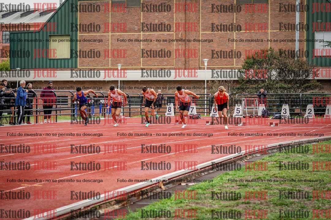 Fotos de los 100 m llanos de varones