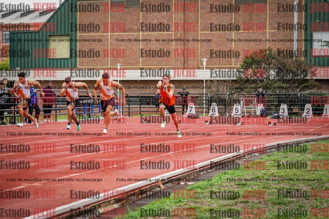 Fotos de los 100 m llanos de varones