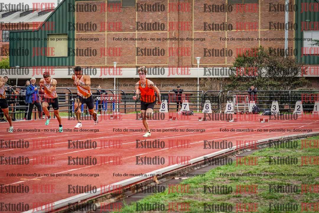 Fotos de los 100 m llanos de varones