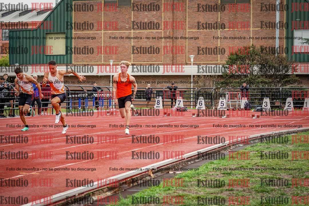 Fotos de los 100 m llanos de varones
