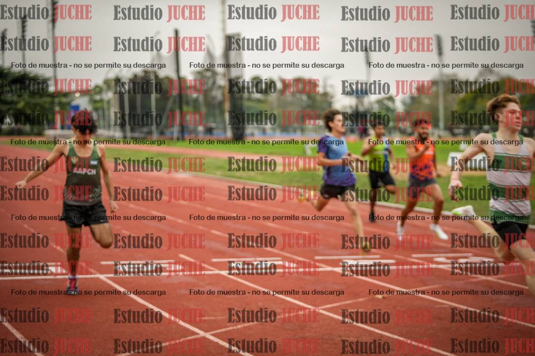 Fotos de los 200 m llanos de varones