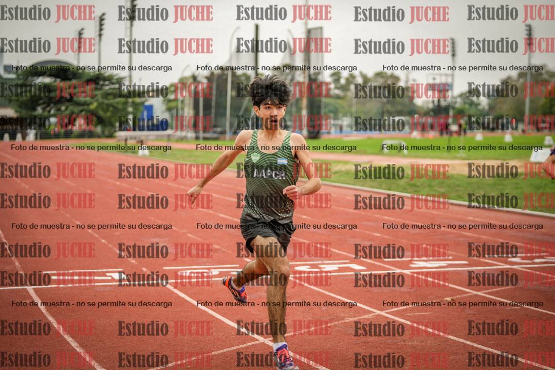 Fotos de los 200 m llanos de varones