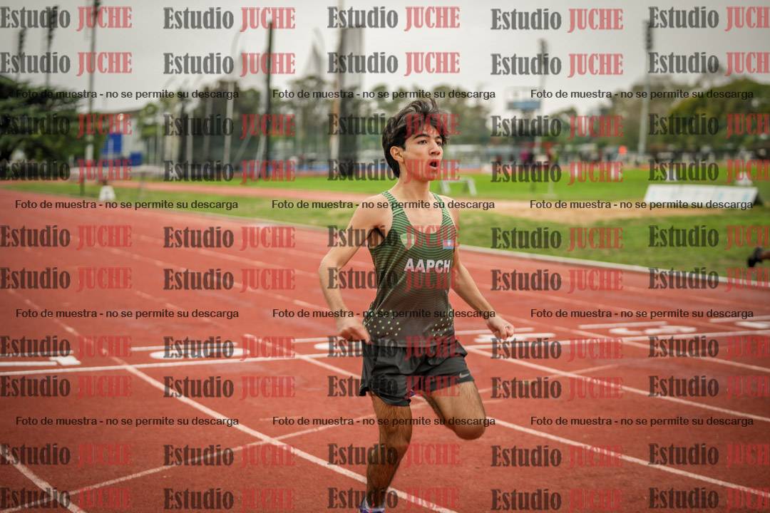 Fotos de los 200 m llanos de varones