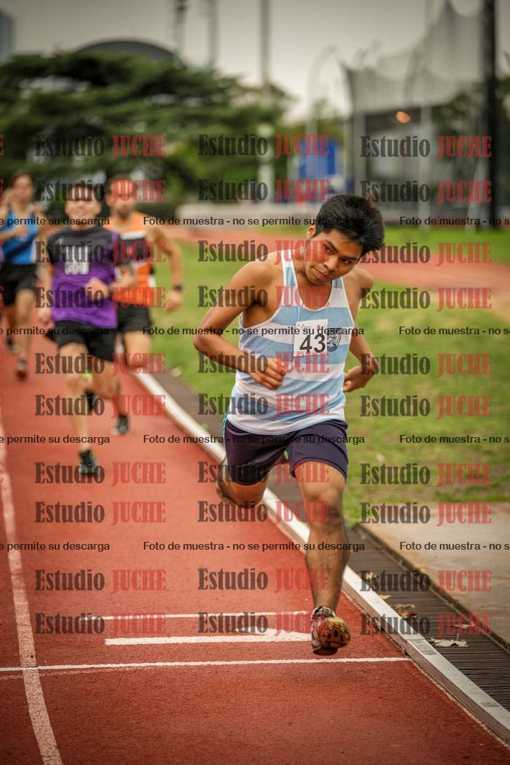 Fotos de los 1500 m llanos de varones