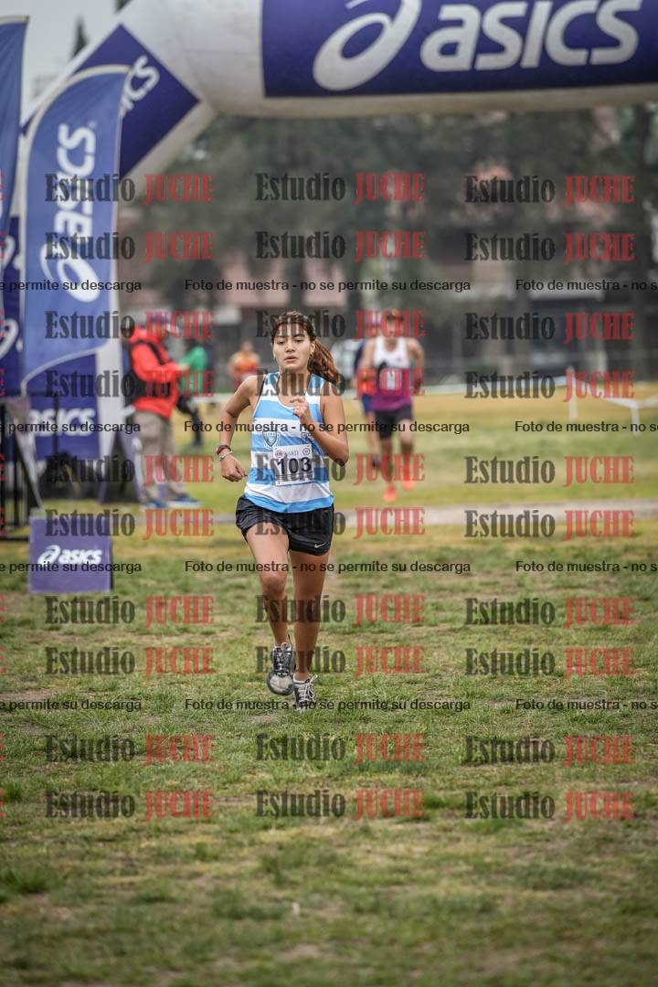 Fotos de la llegada del cross de 4000 m - mujeres y varones