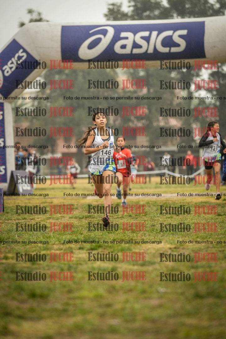 Fotos de la llegada del cross de 1000 m