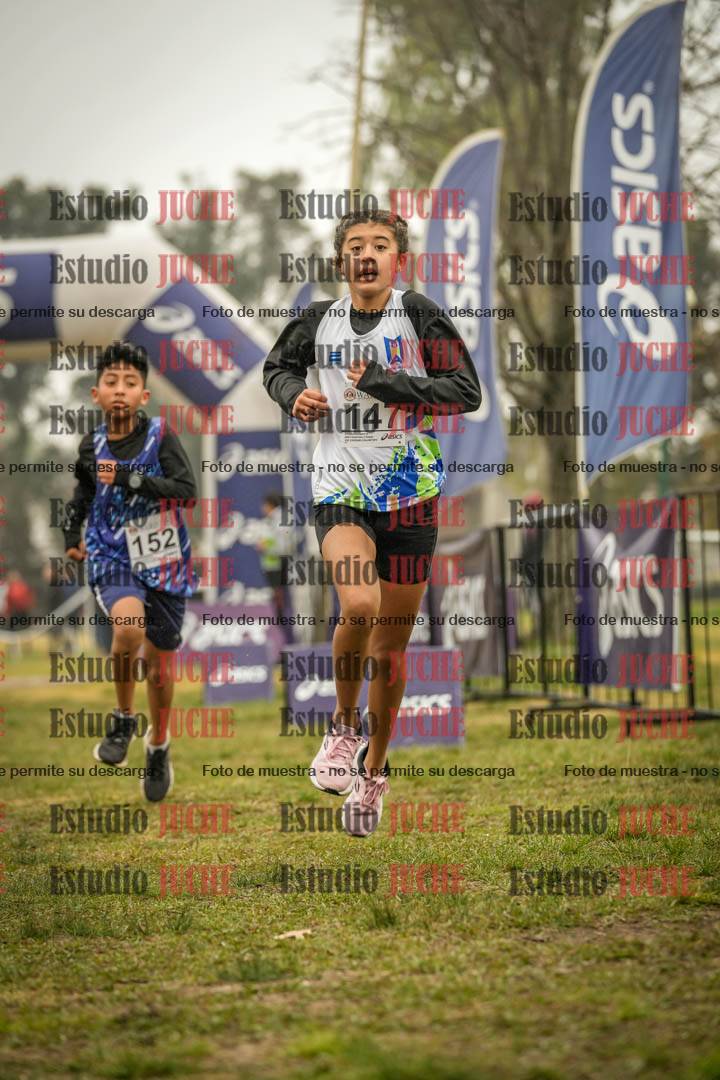 Fotos de la llegada del cross de 1000 m