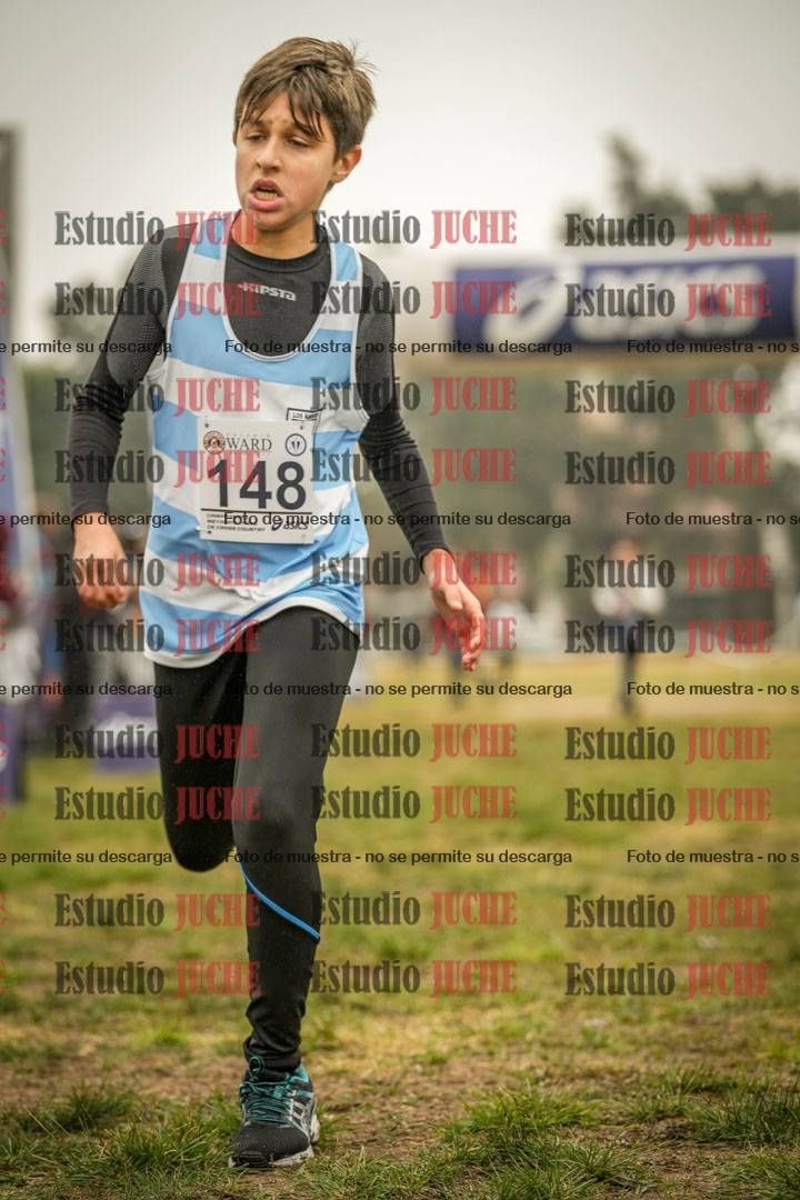 Fotos de la llegada del cross de 1000 m