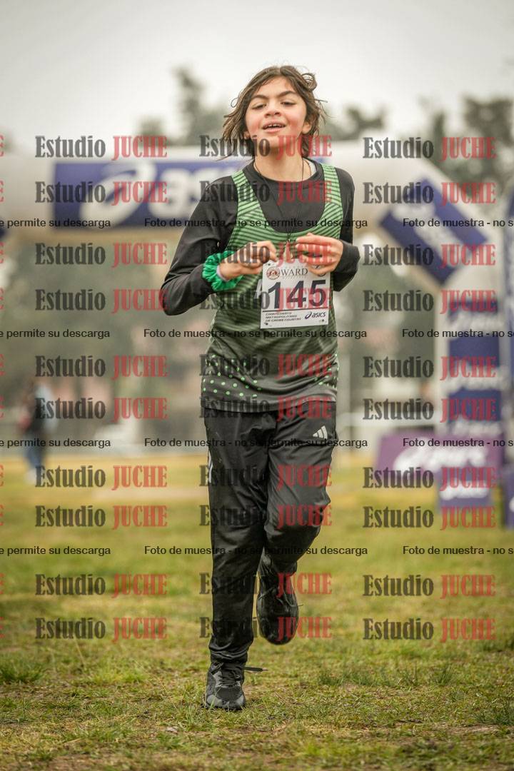 Fotos de la llegada del cross de 1000 m
