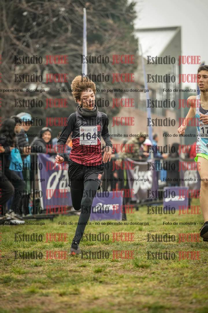 Fotos de la llegada del cross de 1500 m