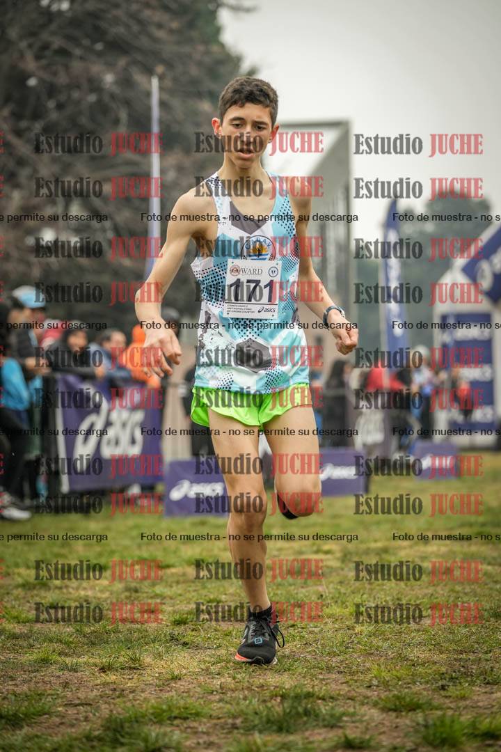 Fotos de la llegada del cross de 1500 m