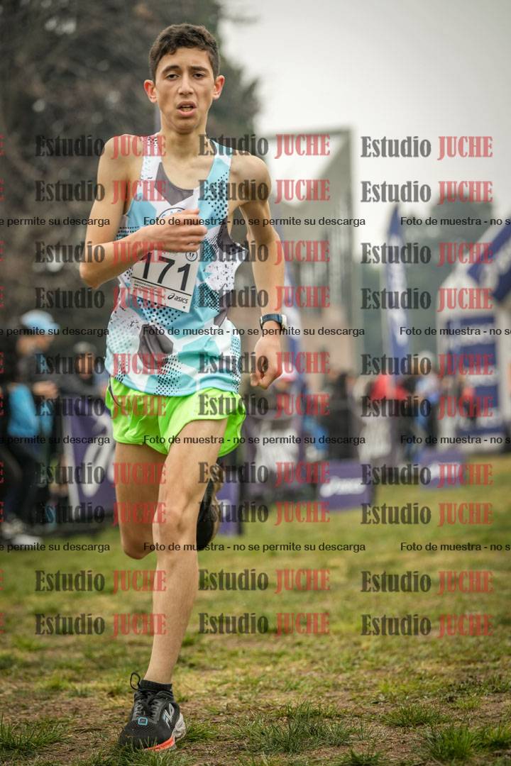 Fotos de la llegada del cross de 1500 m