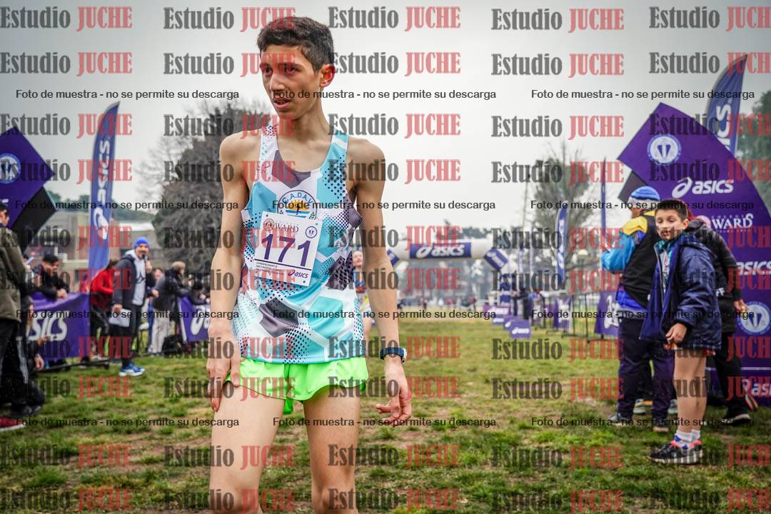 Fotos de la llegada del cross de 1500 m