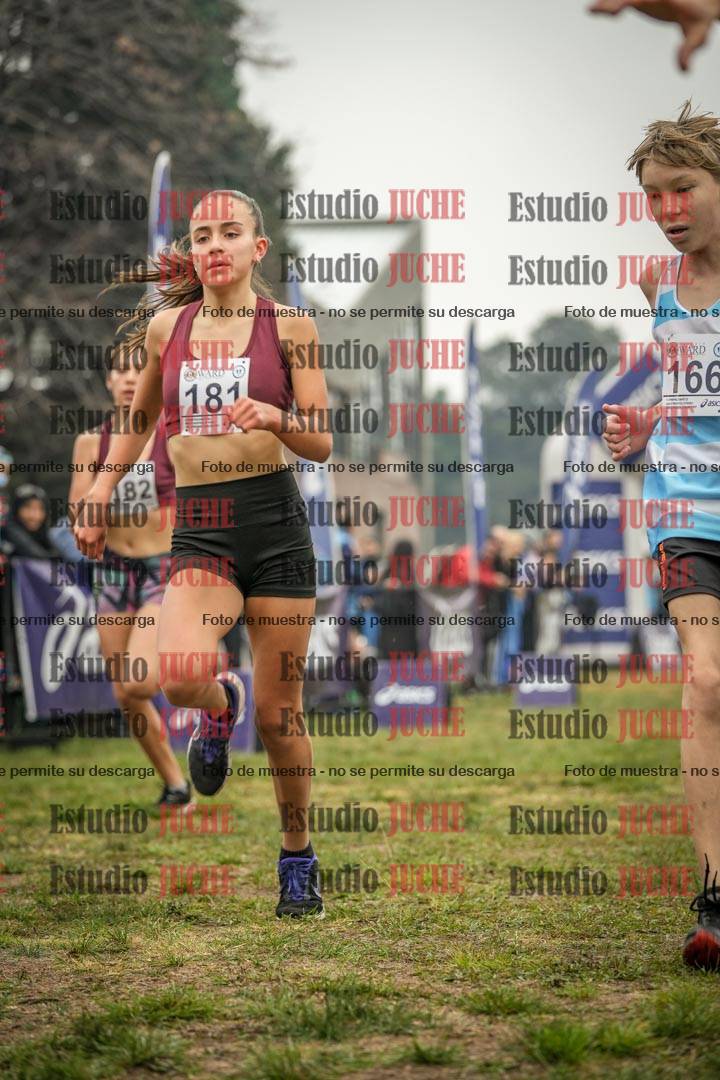 Fotos de la llegada del cross de 1500 m